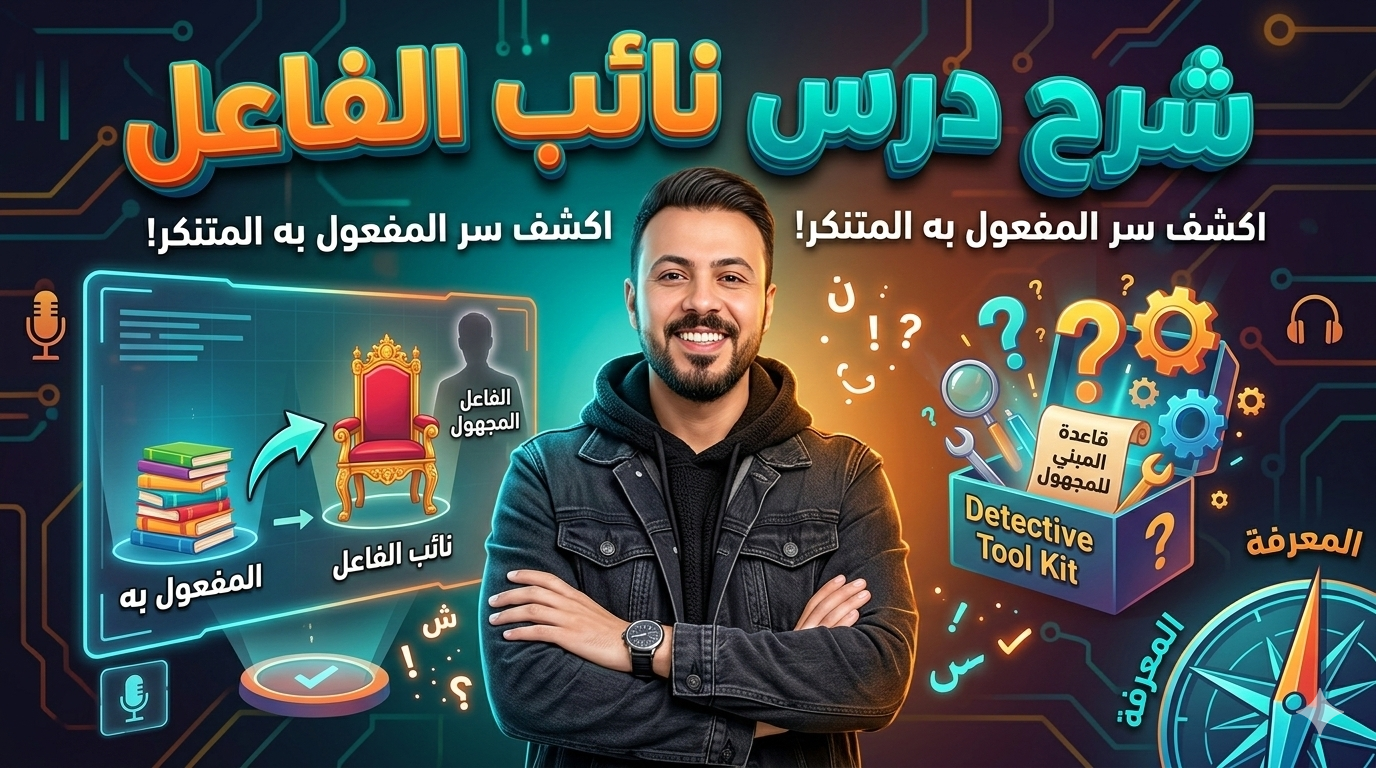 شرح نائب الفاعل مع تقييم عليه